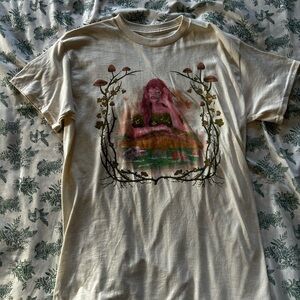 Melanie Martinez Trilogy Tour Beige T-Shirt with Nature Design